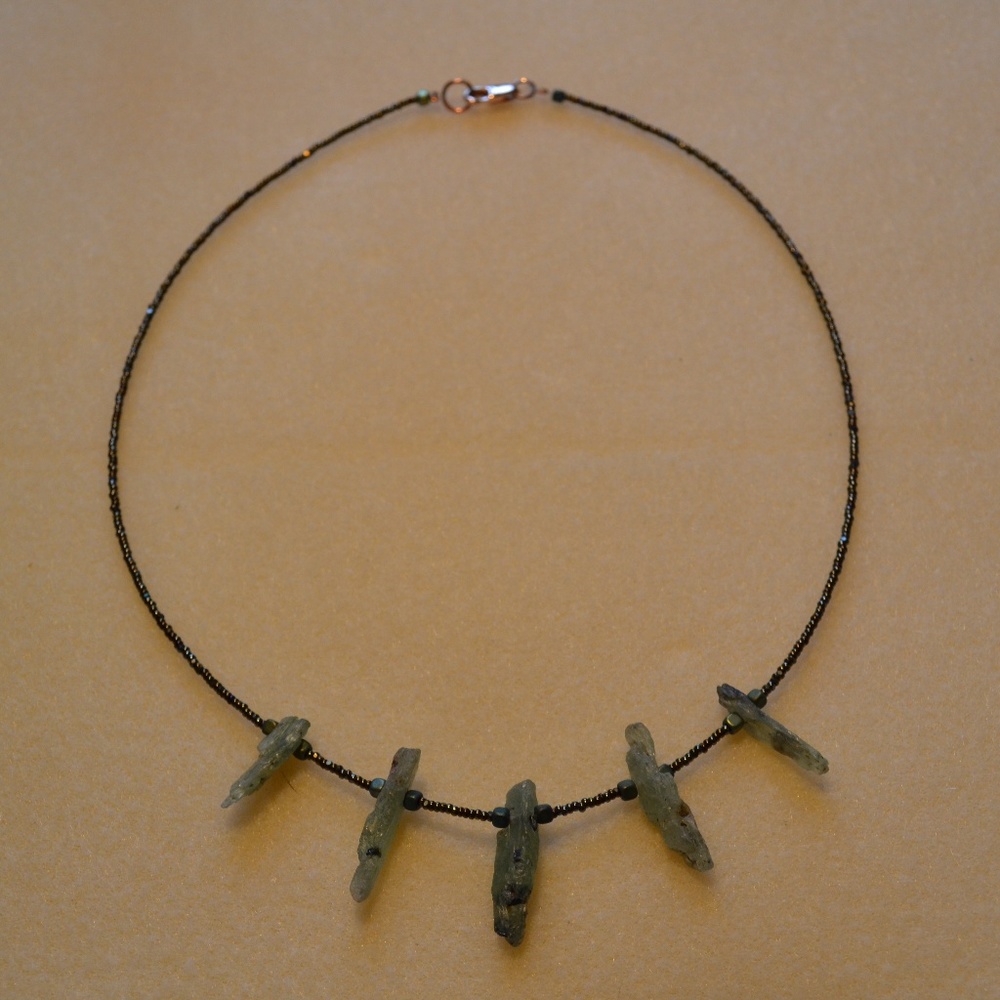 Green Kyanite Necklace!